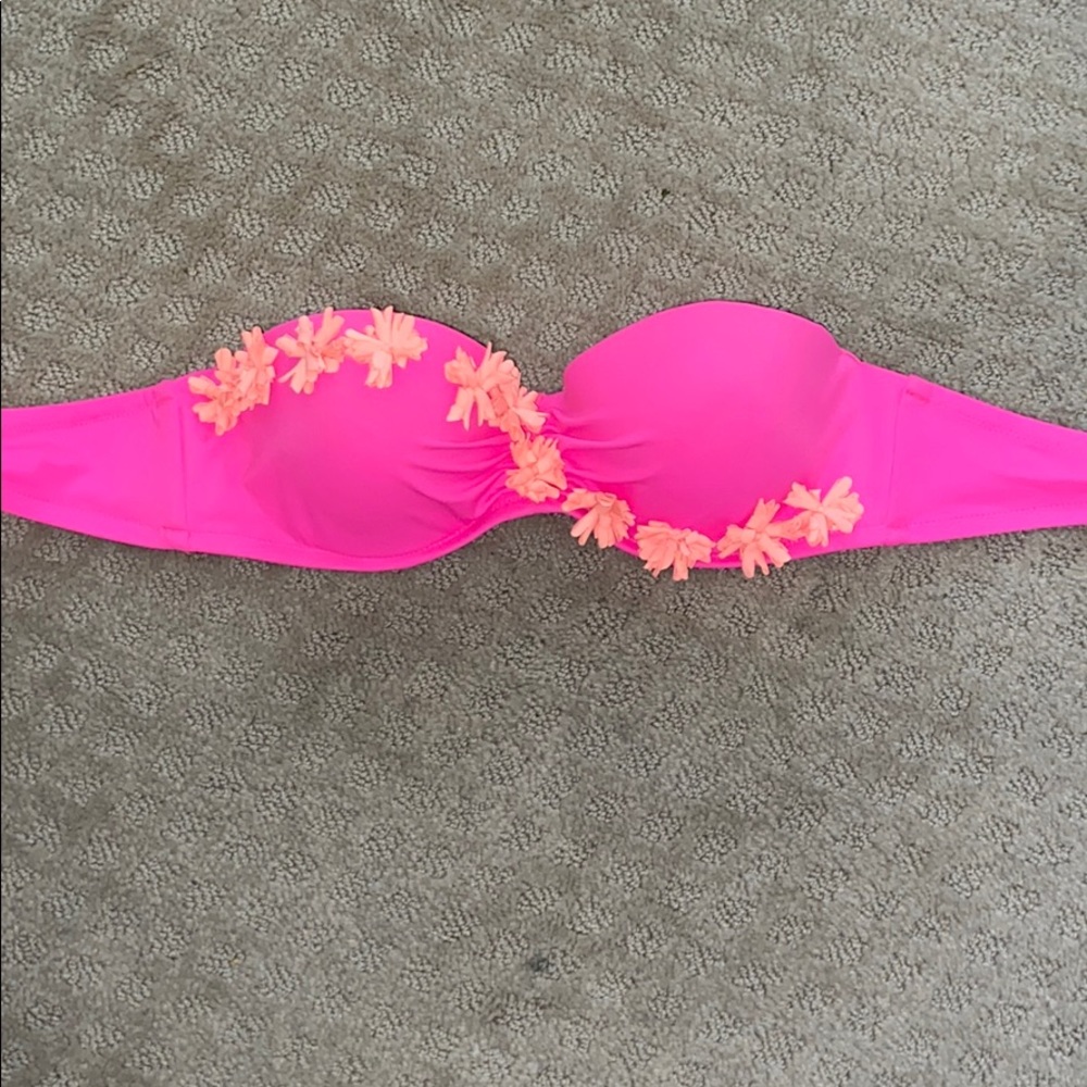VS PINK strapless bikini top
